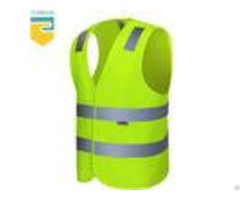 Non Toxic Yellow Reflective Vestbreathe Freely Suit For High Temperature Place