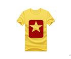 Various Colors Casual Wear T Shirts Classic Double Pressure Close Stitching Hem