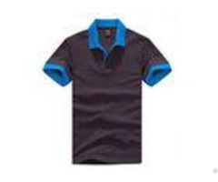 Fashionable Mens Black Polo Shirt Xxl Breathable Quick Dry Scratch Resistance