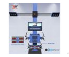 Two Monitor 3d Front End Alignment Equipment T58 Mobile For Cars With Four Cameras