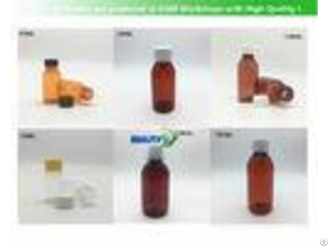 Food Medicinal Empty Cosmetic Bottles Pet Plastic Packaging Container Non Toxic