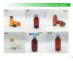 Food Medicinal Empty Cosmetic Bottles Pet Plastic Packaging Container Non Toxic