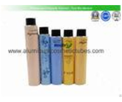 Hand Cream Aluminum Cosmetic Tubes Silk Screen Printing Light Weight 100 Percent Recyclable