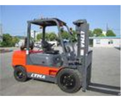 Commercial Indoor Lpg Gasoline Forklift Truck 4 Ton With Various Attachments