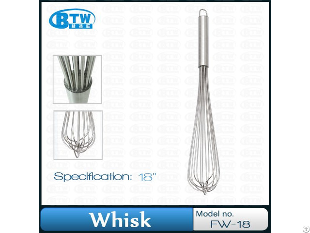 High Quality Stainless Steel Kitchen Whisk Egg Beater