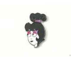 Iron Cartoon Soft Enamel Lapel Pins Custom Dye Black For Promotional Gifts
