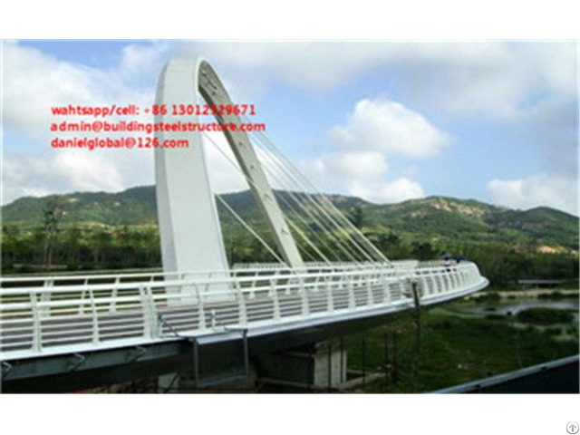 Design For Steel Structure Pedestrian Bridge