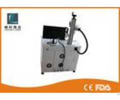 20w 30w Desktop Fiber Laser Marking Machine High Precision For Pad Industry