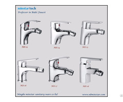 Easy Useage Brass Body Stainless Steel Handle Anti Leakage Bathroom Decor Bidet Faucet