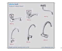 Bulk Production Vendor Public Places Single Handle Easy Useage Brass Sink Faucet