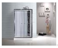 Model Rooms Rectangular Shower Cabins With Tempered Glass Sliding Door