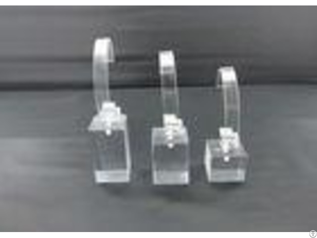 High Polished Beauty Organizer Stand Acrylic For C Ring Watch Display