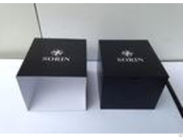 Customized Luxury Watch Box Recycled With Glossy Matt Lamination