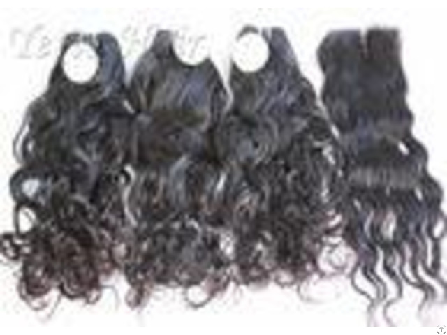 Double Layer Lustrous 100 Percent Brazilian Virgin Hair Weave With Natural Color