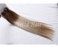 Customized Unprocessed Brazilian Virgin Human Hair Extensions Mixed Color