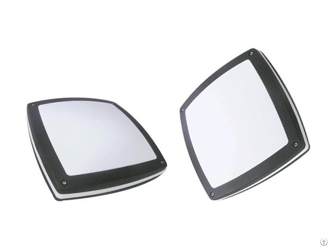 Square Shape Outdoor Wall Light 300mm Diameter Surface Mounted Led Bulkhead