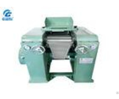 High Viscosity Cosmetic Pigment Grinding Mills Triple Roller Mill With Dust Cover