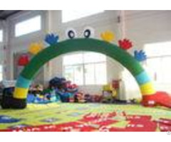 Commercial Inflatable Advertising Signs Arch Smiley Face 8 X 4m For Holiday