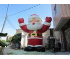 Attractive Outdoor Inflatable Christmas Decorations Blow Up Santa Claus 8mh