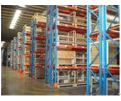 Industrial Adjustable Heavy Duty Pallet Racks Double Deep For Distribution Centers