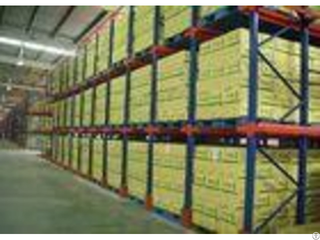 Logistics Center Industrial Steel Drive In Pallet Racking System For Warehouse