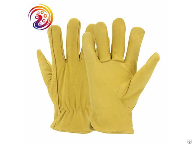 Handing Workshop Leather Sheepskin Goatskin Driver Gloves For Driving