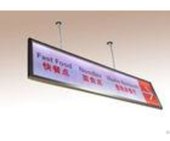 Indoor Double Sided Led Menu Light Box 4cm Width For Ceiling Hanging Sign