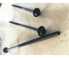 Concrete Forming Coil Bolt Metal Fasteners 300mm Length Black Finish Surface