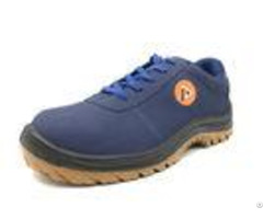Classic Dark Blue Waterproof Safety Shoes Heat Resistant For Heavy Duty Wear