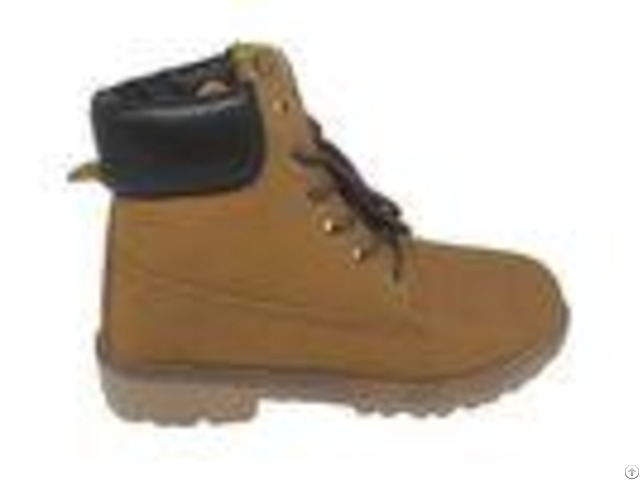 Smooth Finish Rubber Safety Shoes Laced Shock Absorbing Heels For Timberland