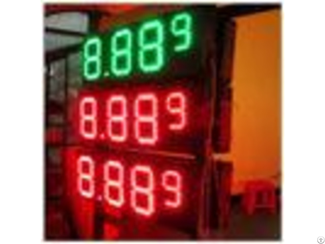 Multiple Size Led Gas Station Signs With Rear Front Access Single Double Side