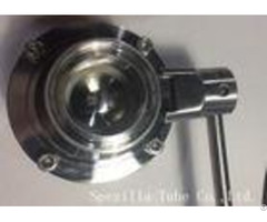 High Performance Sanitary Butterfly Valves 1 Inch For Dairy Precision Throttling
