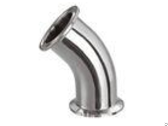 Food Grade Stainless Steel Pipe Fitting 90 Degree Elbow Asme Bpe Standard