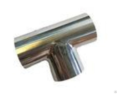 Durable Stainless Steel Sanitary Fittings 1 Inch Equal Tee Pipe Fitting Asme Bpe