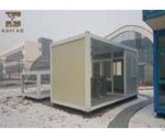 Glass Wool Panels Prefabricated Container Homes Sturdy Durable With Cement Board Floor