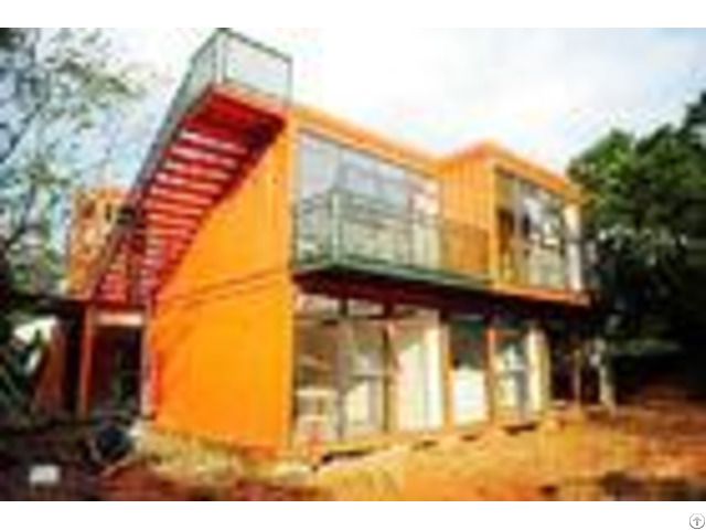 Wind Resistance Metal Storage Container Homes Reliable With Upvc Sliding Window