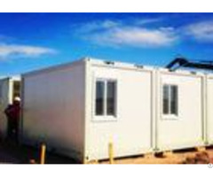 Exquisite Simple Moving Container Homes Anti Seismic With Laser Cut Screen