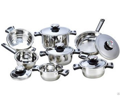 Home Use 12pcs Stainless Steel Cookware Set
