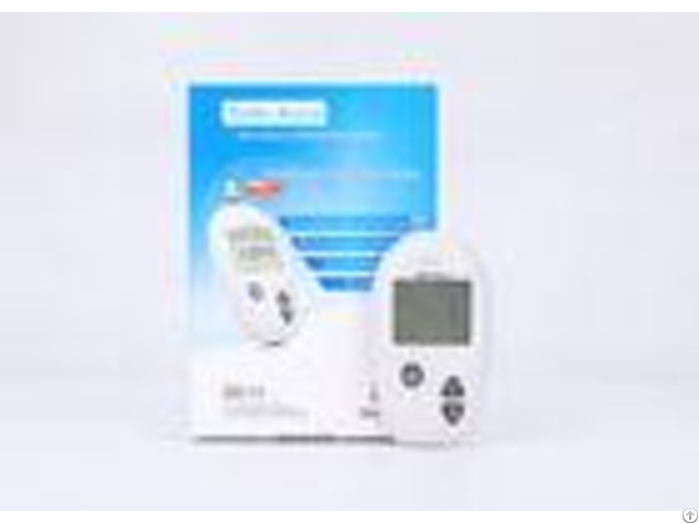 Easy Disposal Diabetes Glucose Meter White Color Machine With Lancet Ejector