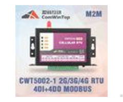 Cwt5110 Wireless Modbus Rtu Gprs I O Module With 4 Di 4do Environmental Monitoring