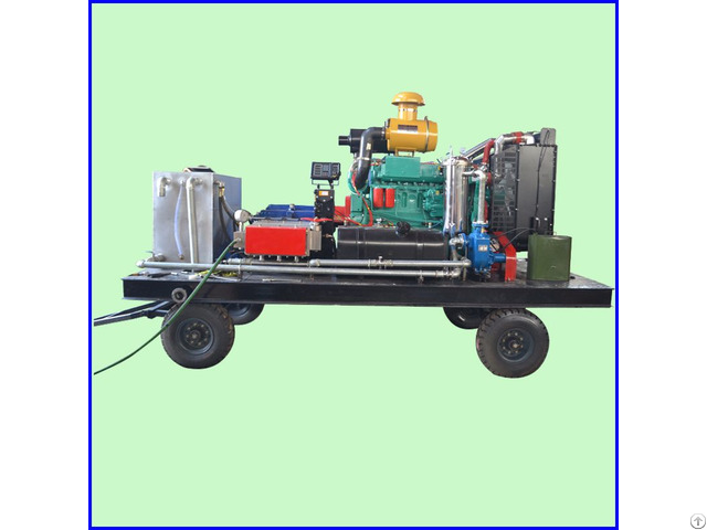 Diesel Engine Cold Water High Pressure Tube Cleaning Machine On Sale