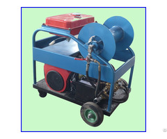 Gasoline Engine Sewage Cleaning Equipment High Pressure Water Jet Pipe Cleaner