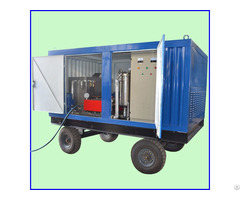 Power Plant Heat Exchanger Cleaner High Pressure Water Jet Cleaning Machine