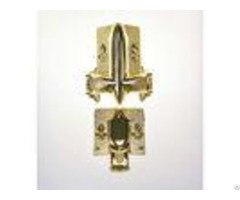 Gold Plated Funeral Accessories Handle Parts Of A Casket Compact Structure