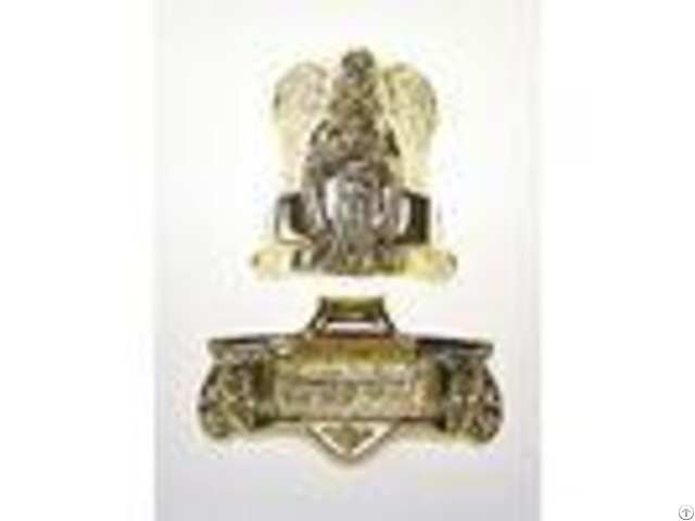 Angel Shaped Metal Casket Fitting 19 In Gold Plating Treatment Sgs Approved