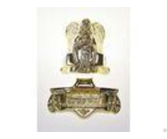 Angel Shaped Metal Casket Fitting 19 In Gold Plating Treatment Sgs Approved