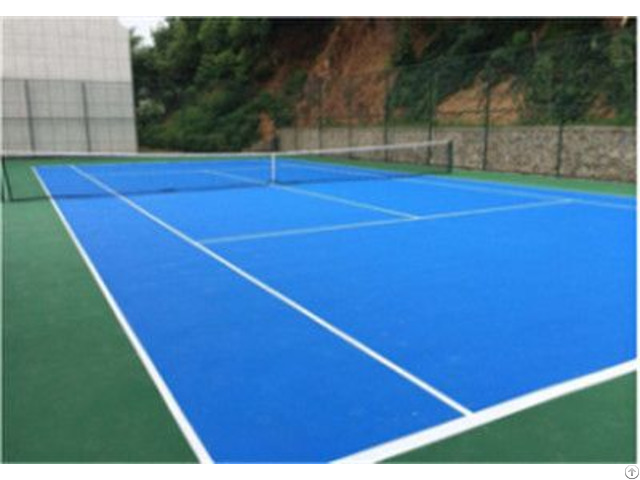 Hard And Cushion Acrylic Tennis Flooring Painting