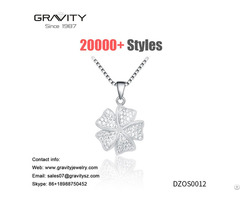 Crystal Female White Gold Pendant Chain Fashion Necklace Wholesale Price Set