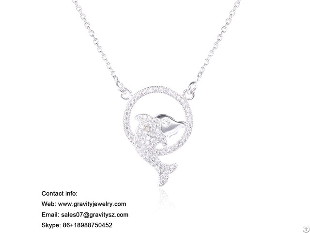 Silver Simple Long Initial Chain Popular Pendant Ladies Bridal Personalized Costume Jewel Necklace