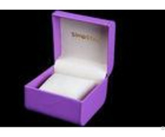 Durable Women Watch Box Luxury Waterproof Velvet Inside For Presentation Gift